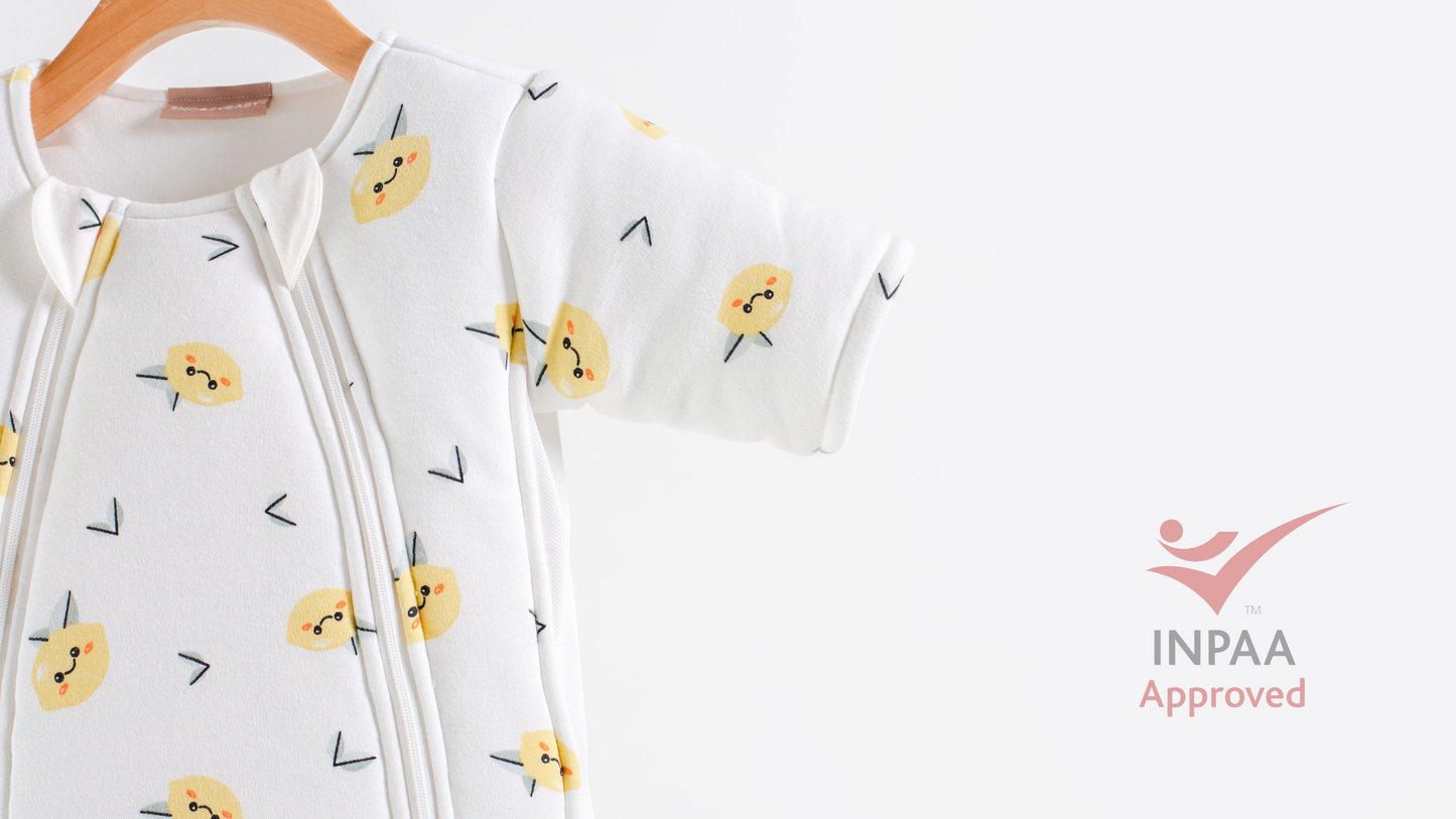 Transition Sleepsuit - Happy Lemon