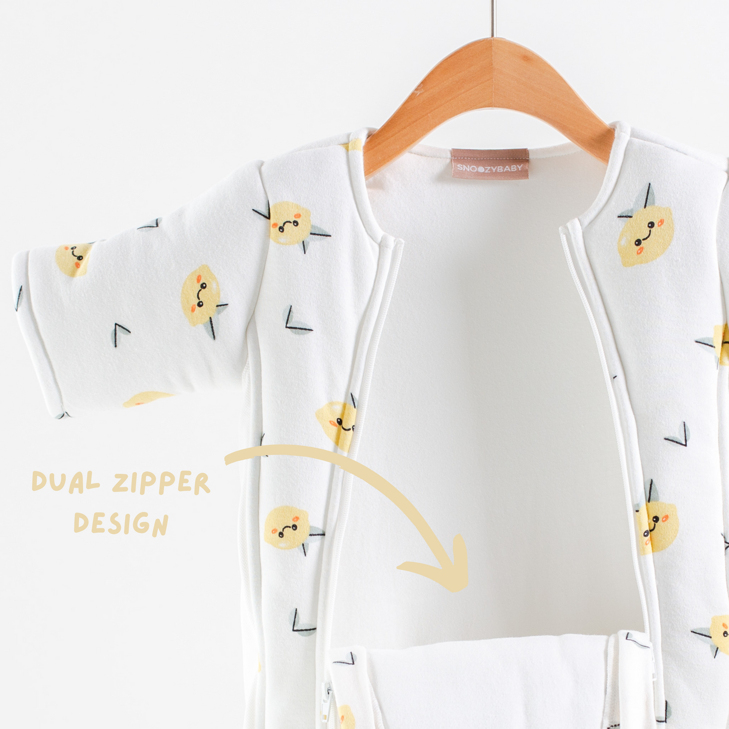 Transition Sleepsuit - Happy Lemon