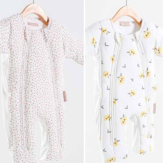 2-Pack of SNOOZYBABY Sleepsuits