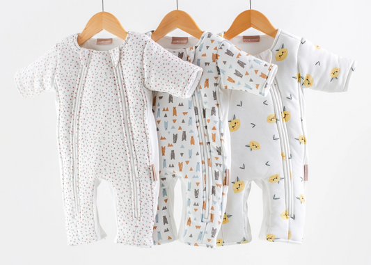 3-Pack of SNOOZYBABY Sleepsuits